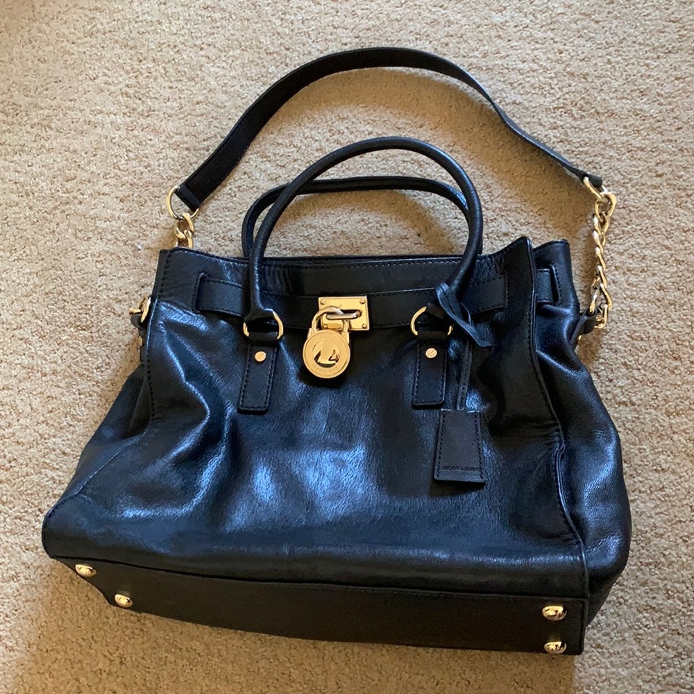 Michael Kors large handbag. Ink stains inside